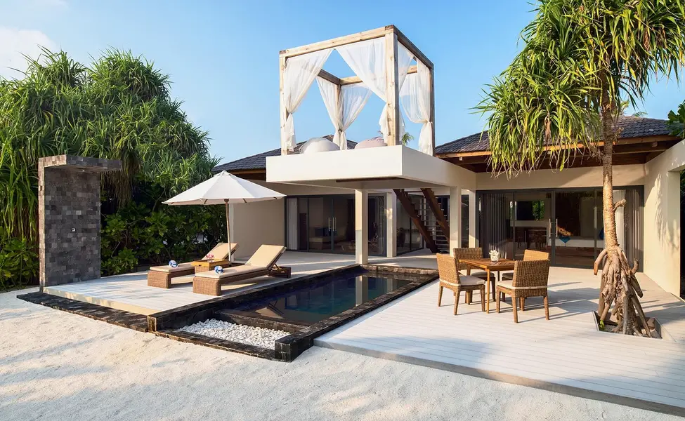 BEACH POOL VILLA SUNSET